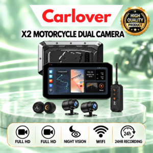 DASHCAM MOTOR CAMERA DVR-X2-2CH-3"-WIFI