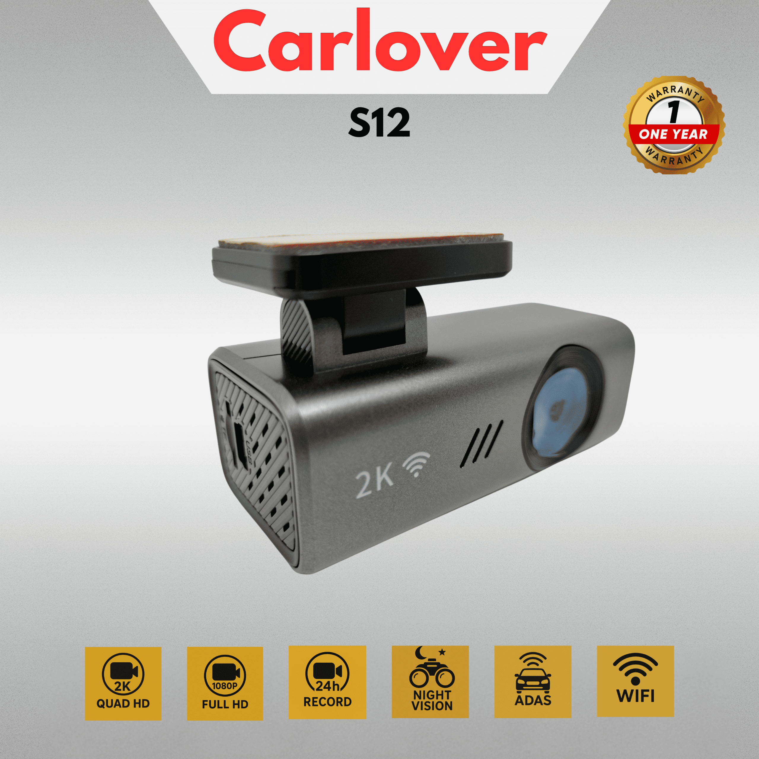DASHCAM MOBIL CAMERA DVR-S12-1CH-WIFI